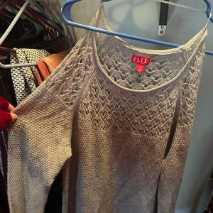 Gray sweater with detail from Kohl's